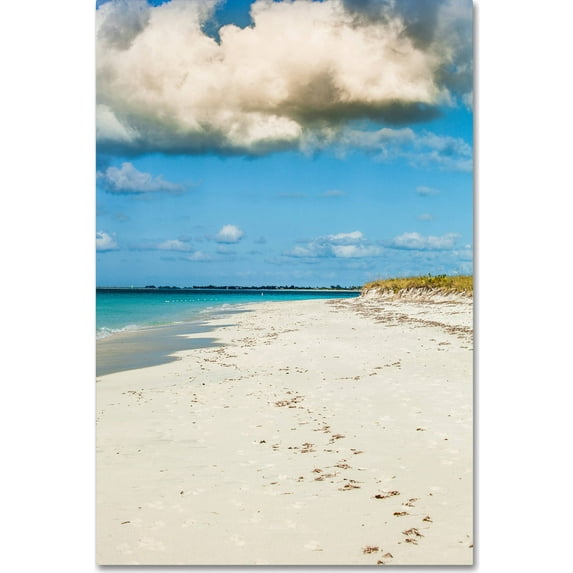 Trademark Fine Art "Beach Walk" Canvas Art by Yale Gurney
