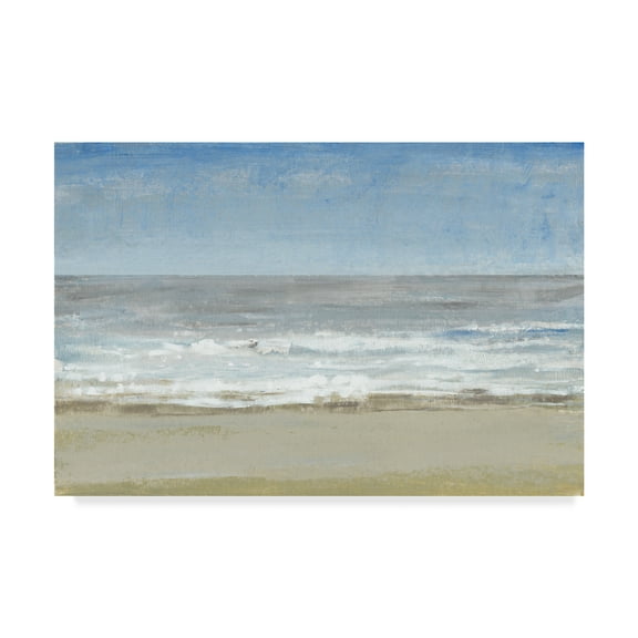 Trademark Fine Art 'Beach Walking Day I' Canvas Art by Tim OToole