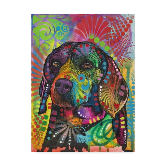 Trademark Fine Art 'Beagle Eagle' Canvas Art by Dean Russo