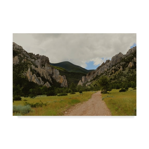 Trademark Fine Art 'Bear tooth Mountains' Canvas Art by Amanda Smith