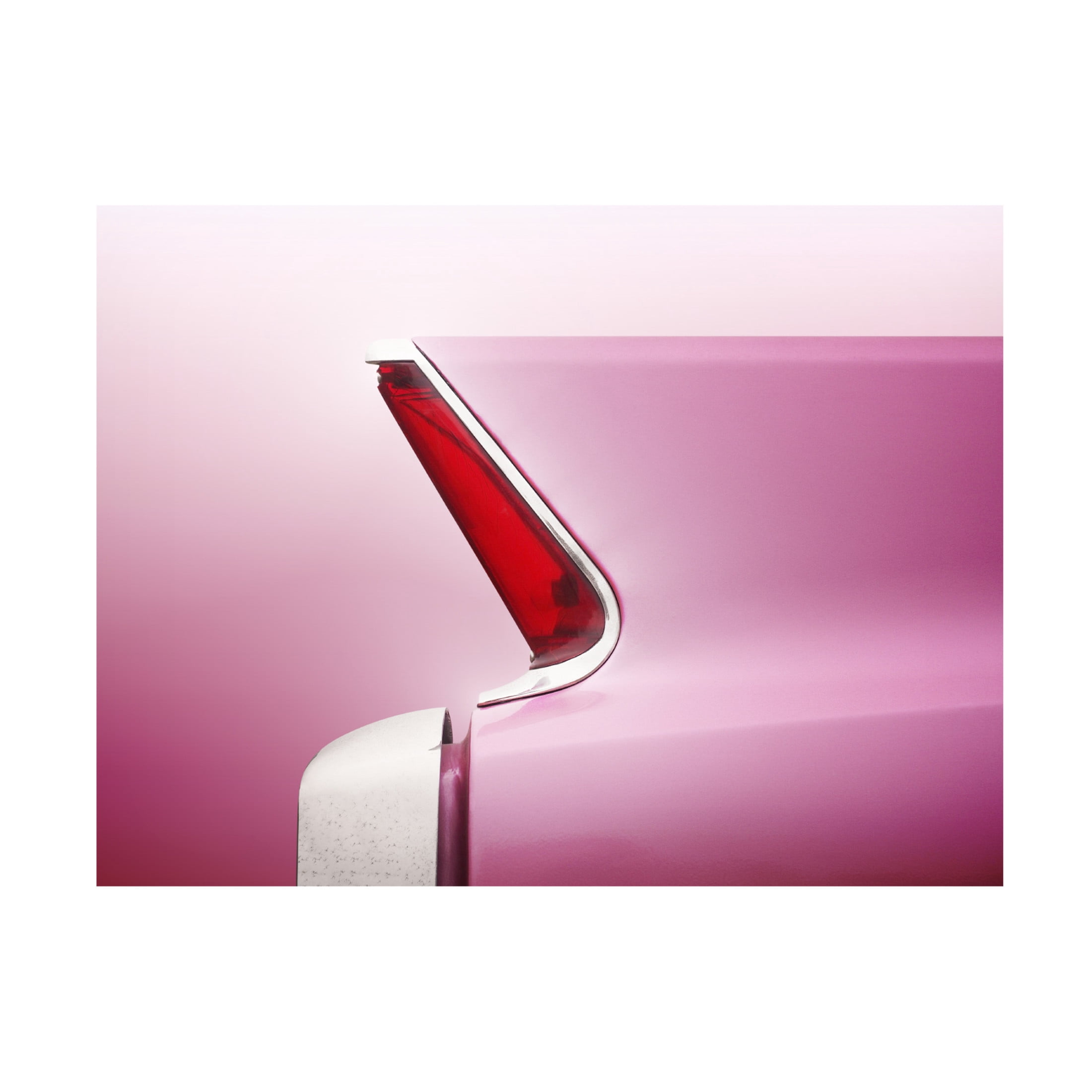 Trademark Fine Art Beate Gube American classic car Deville 1963 tail fin abstract Canvas Wall Art
