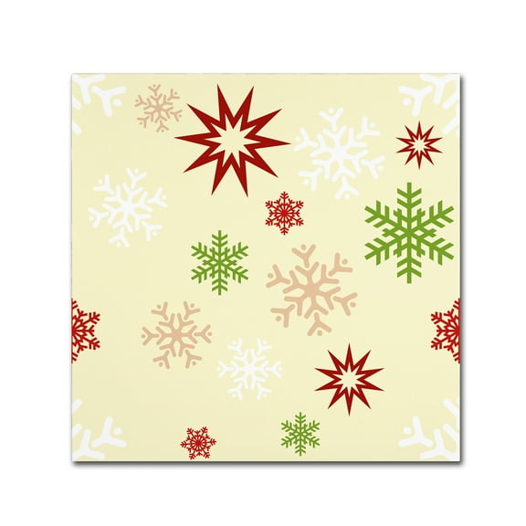 Trademark Fine Art 'Beautiful Christmas IX' Canvas Art by Tina Lavoie