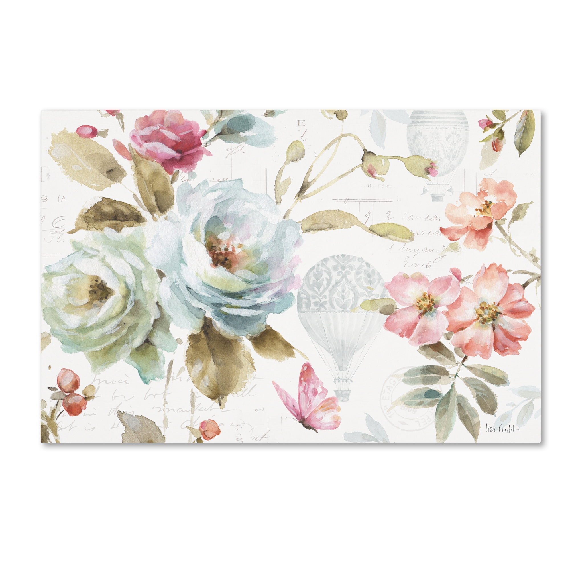 Trademark Fine Art 'Beautiful Romance II' Canvas Art by Lisa Audit