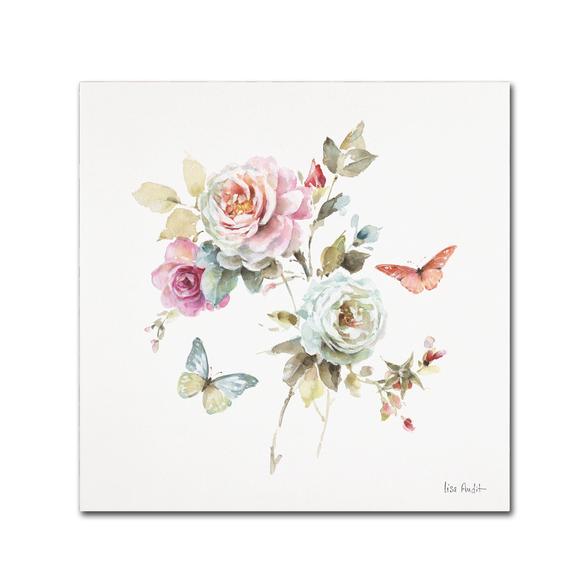 Trademark Fine Art 'Beautiful Romance VII' Canvas Art by Lisa Audit