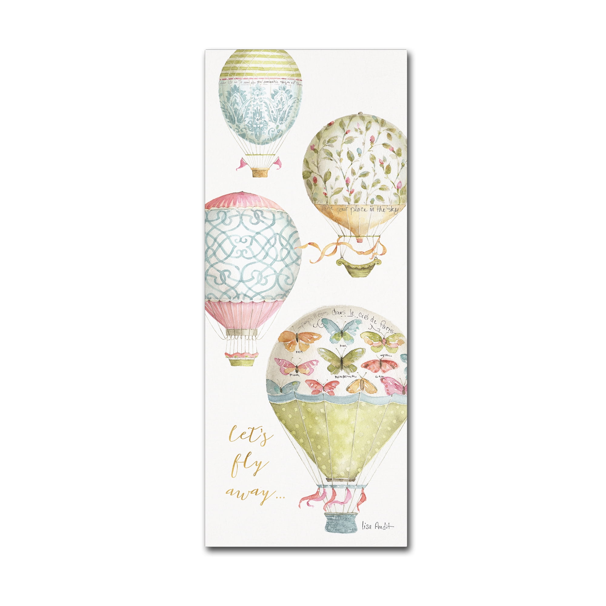Trademark Fine Art 'Beautiful Romance XI' Canvas Art by Lisa Audit