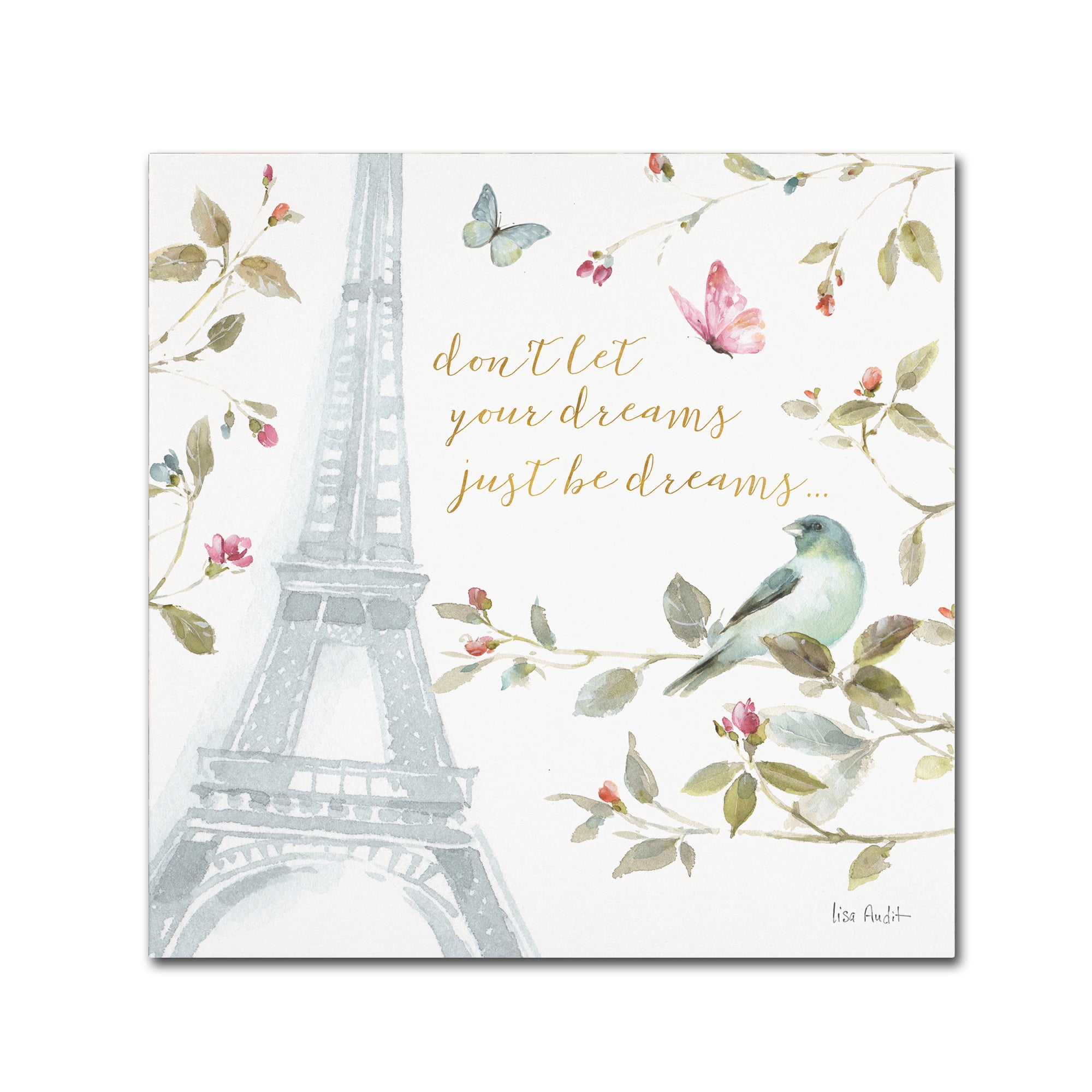 Trademark Fine Art 'Beautiful Romance XX' Canvas Art by Lisa Audit