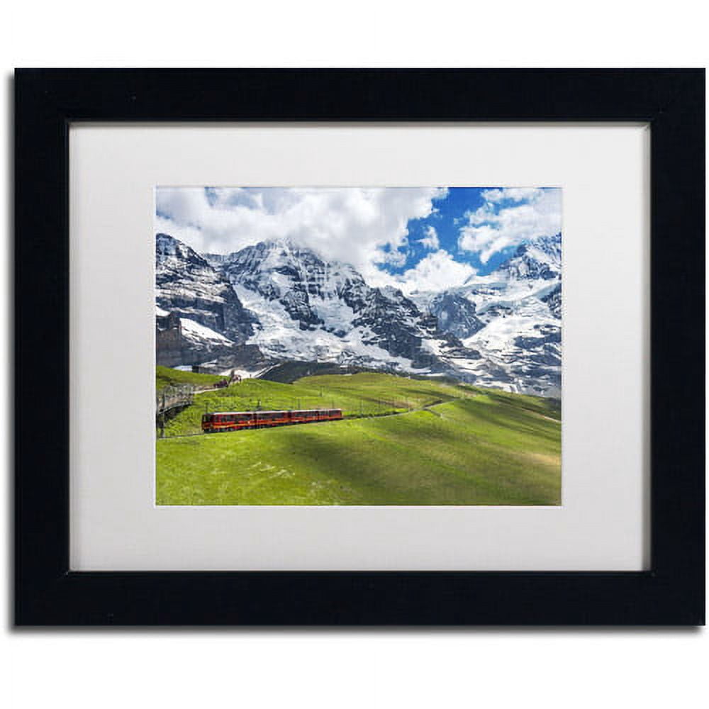 Trademark Fine Art "Beautiful Switzerland" Canvas Art by Philippe Sainte-Laudy, White Matte, Black Frame