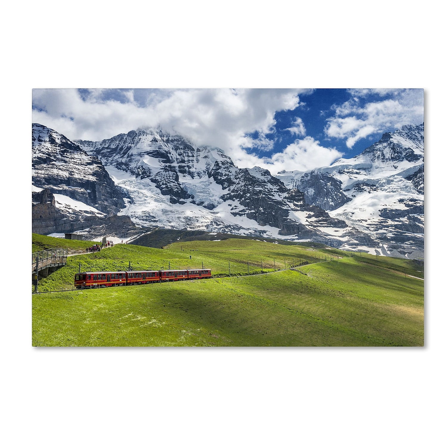 Trademark Fine Art "Beautiful Switzerland" Canvas Art by Philippe Sainte-Laudy