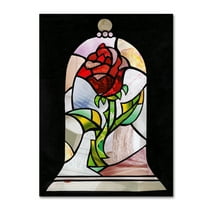 Trademark Fine Art 'Beauty Rose' Canvas Art by Artpoptart
