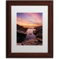 thumbnail image 1 of Trademark Fine Art "Beavertail Sunset" Canvas Art by Michael Blanchette Photography White Matte, Wood Frame, 1 of 3