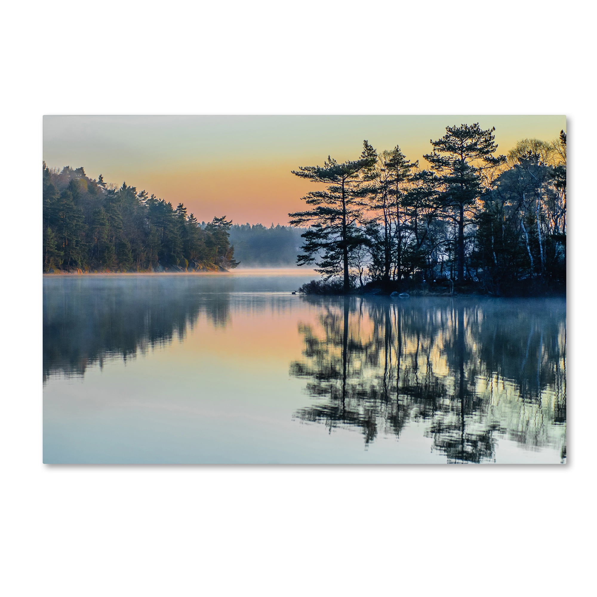 Benny Pettersson Framed Landscape Canvas Print for Kids Nursery