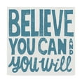 thumbnail image 1 of Trademark Fine Art 'Believe You Can Teal' Canvas Art by Michael Mullan, 1 of 3
