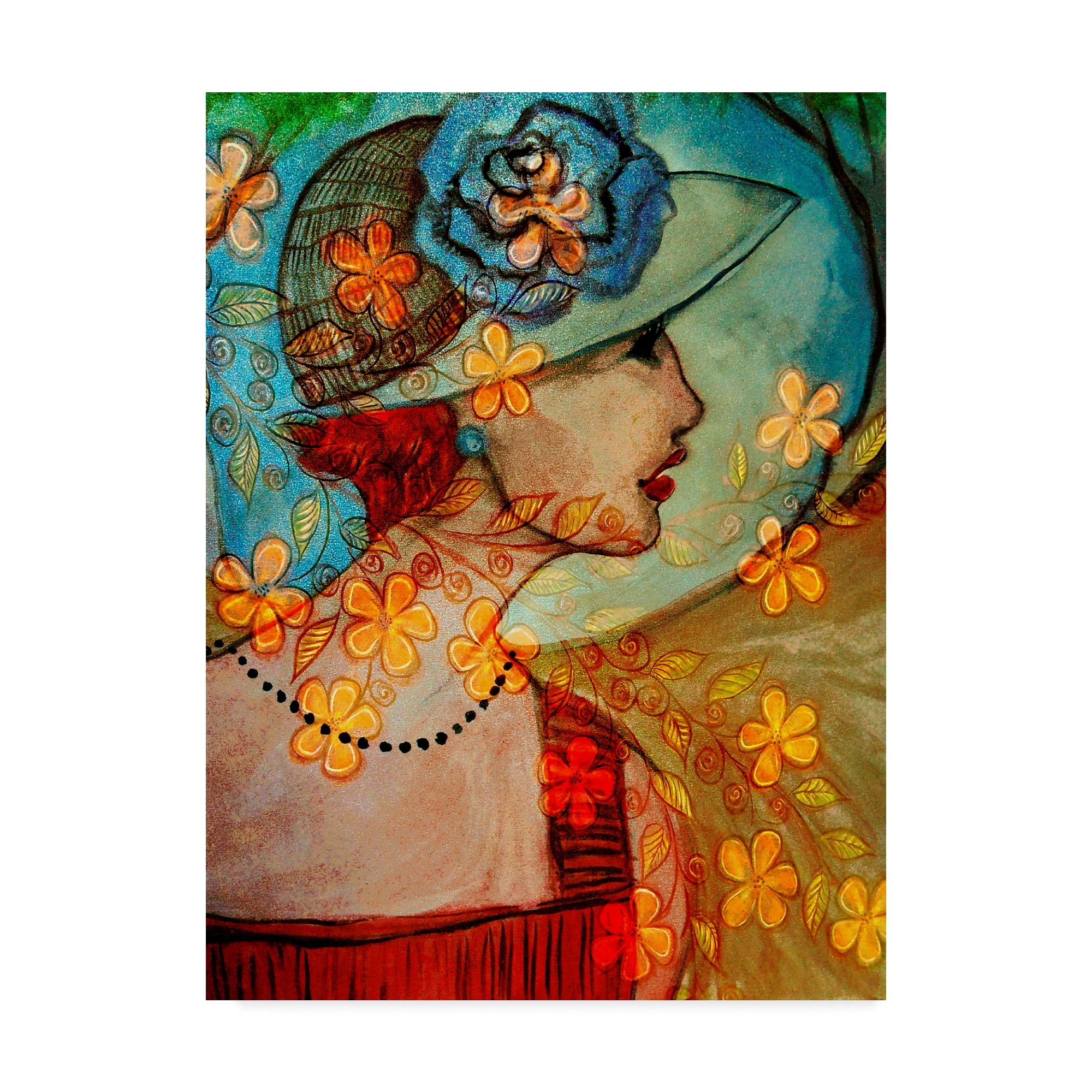 Trademark Fine Art 'Bella II' Canvas Art by Danielle Harrington