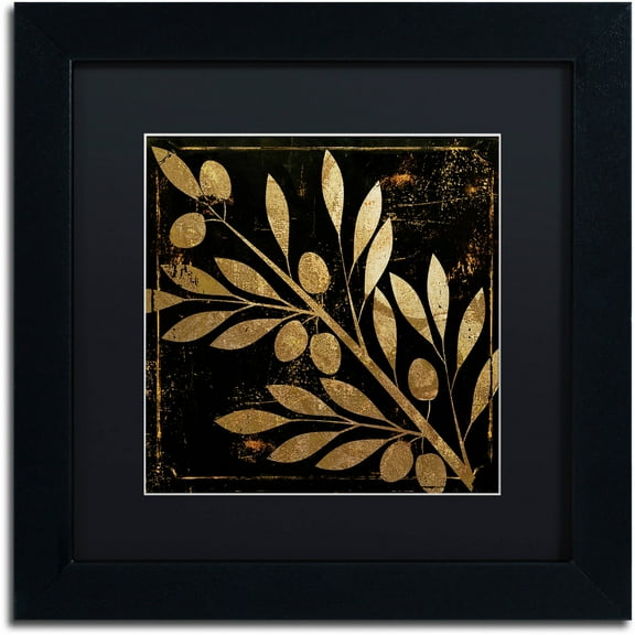 Trademark Fine Art "Bellissima I" Canvas Art by Color Bakery Black Matte, Black Frame