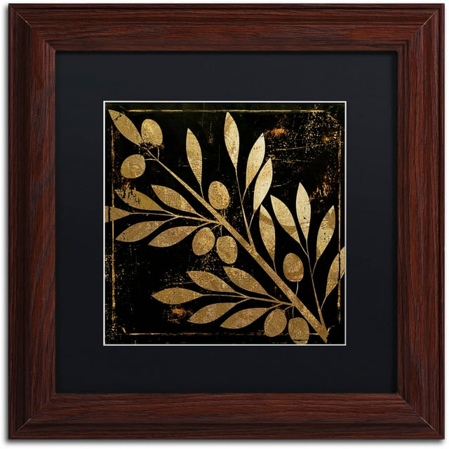 Trademark Fine Art "Bellissima I" Canvas Art by Color Bakery Black Matte, Wood Frame