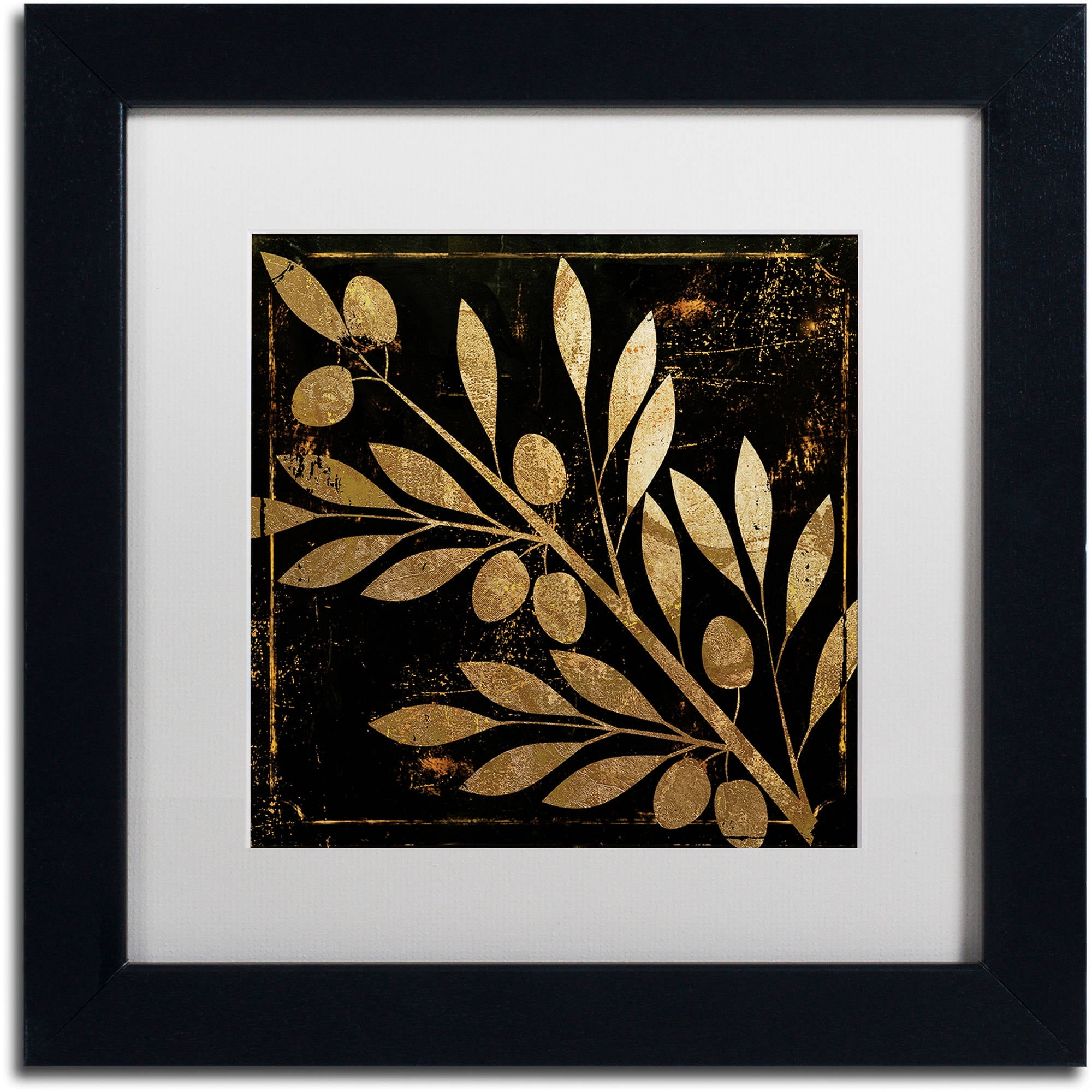 Trademark Fine Art "Bellissima I" Canvas Art by Color Bakery White Matte, Black Frame