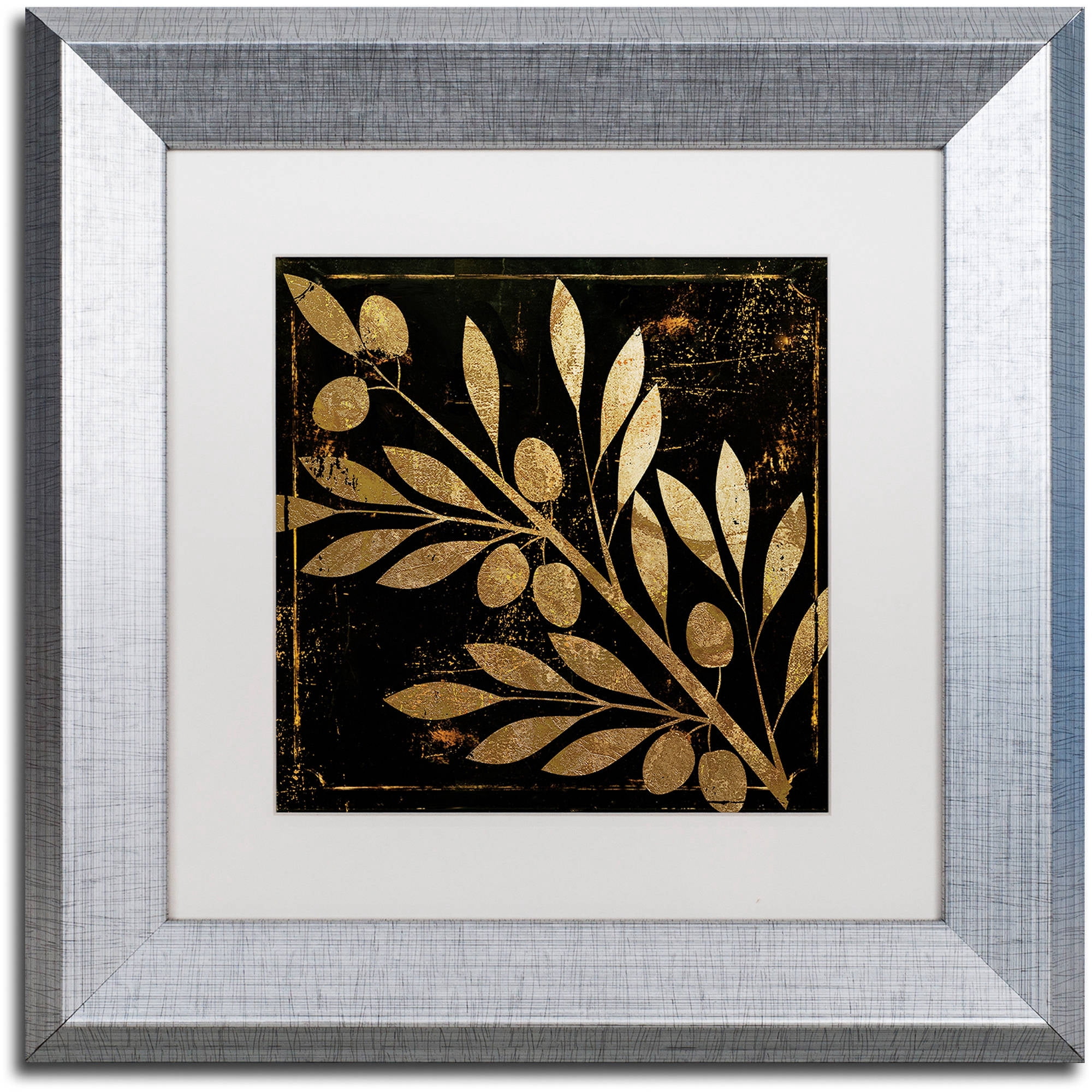 Trademark Fine Art "Bellissima I" Canvas Art by Color Bakery White Matte, Silver Frame