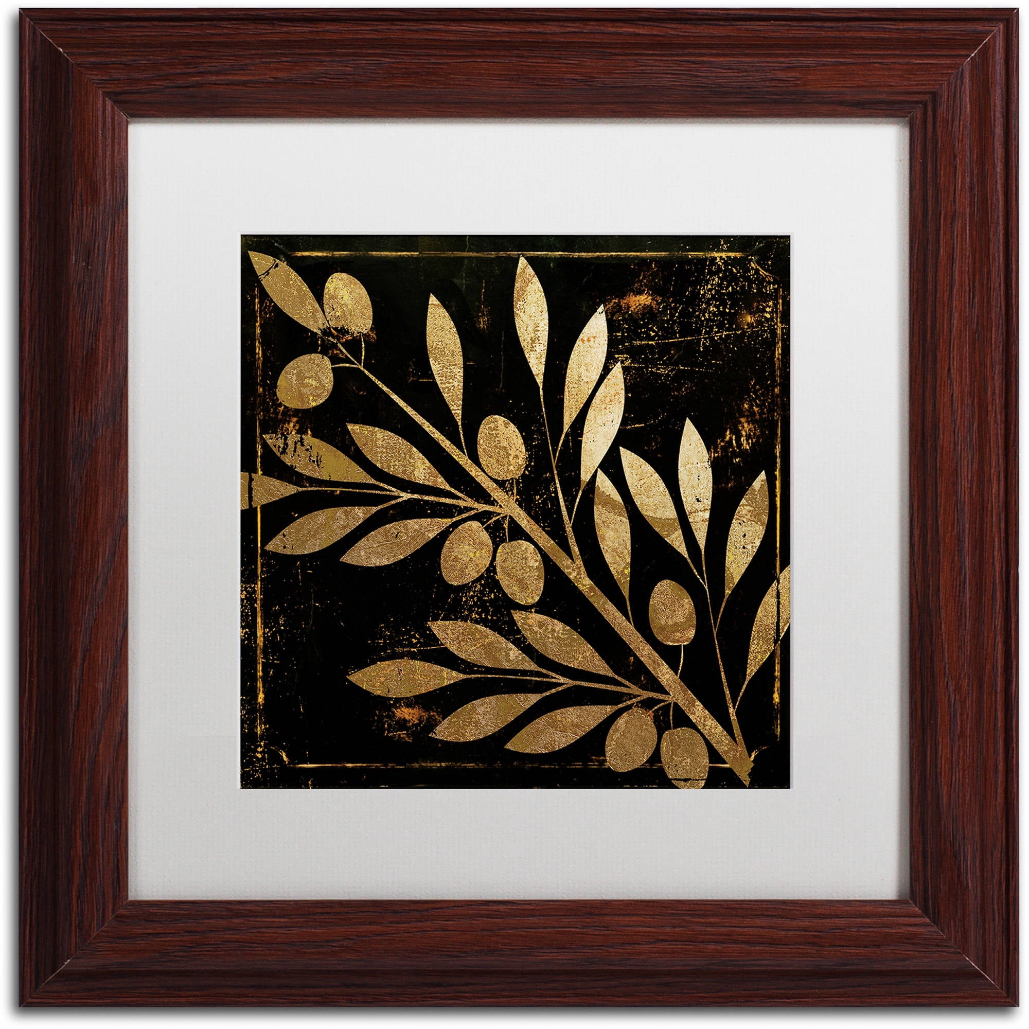 Trademark Fine Art "Bellissima I" Canvas Art by Color Bakery White Matte, Wood Frame