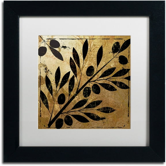 Trademark Fine Art "Bellissima II" Canvas Art by Color Bakery White Matte, Black Frame