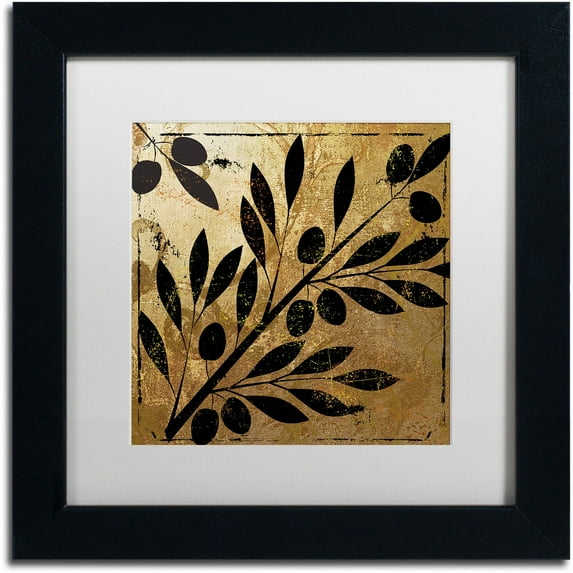 Trademark Fine Art "Bellissima II" Canvas Art by Color Bakery White Matte, Black Frame