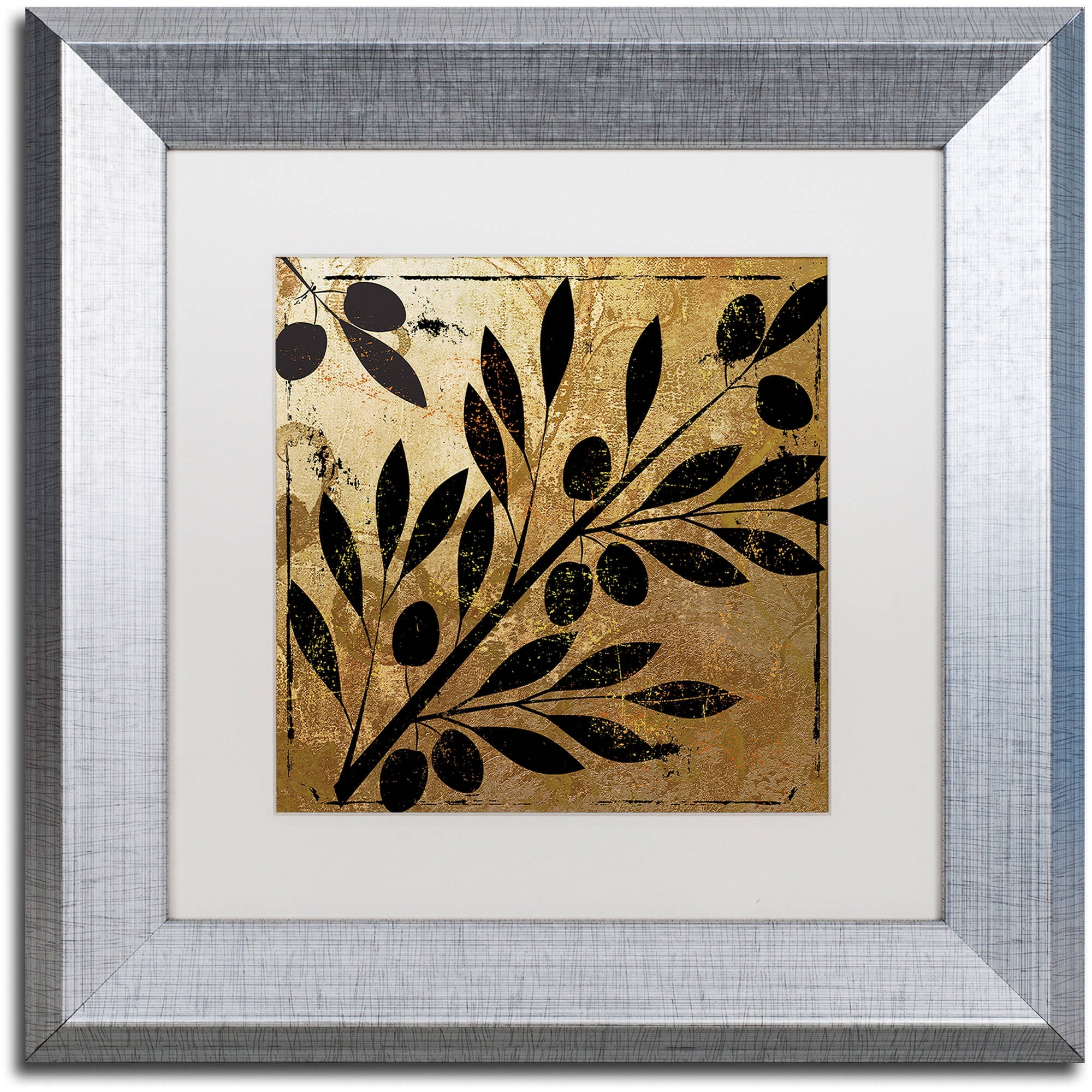 Trademark Fine Art "Bellissima II" Canvas Art by Color Bakery White Matte, Silver Frame
