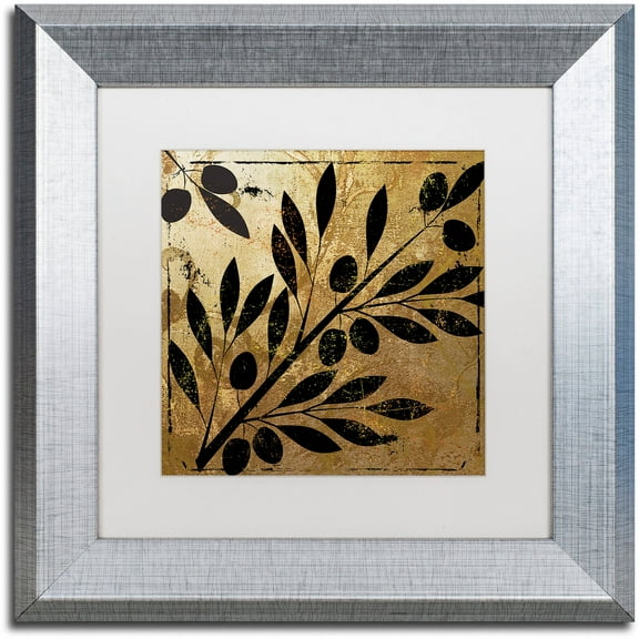 Trademark Fine Art "Bellissima II" Canvas Art by Color Bakery White Matte, Silver Frame