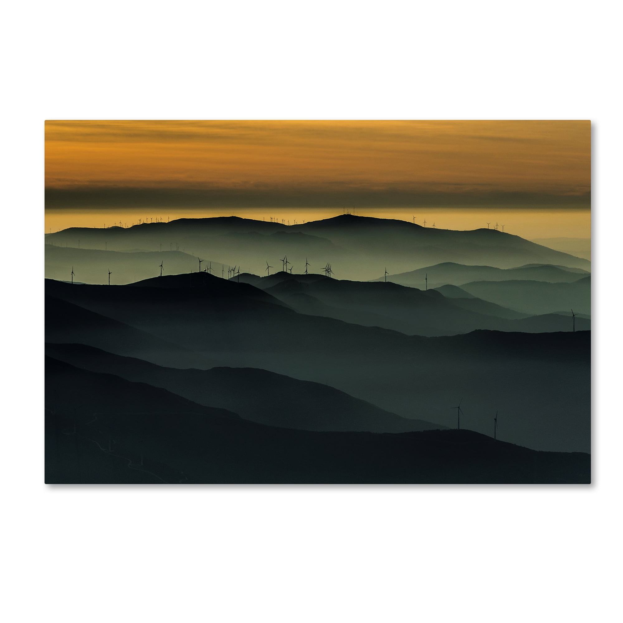 Trademark Fine Art 'Below The Horizon' Canvas Art by Rui Correia