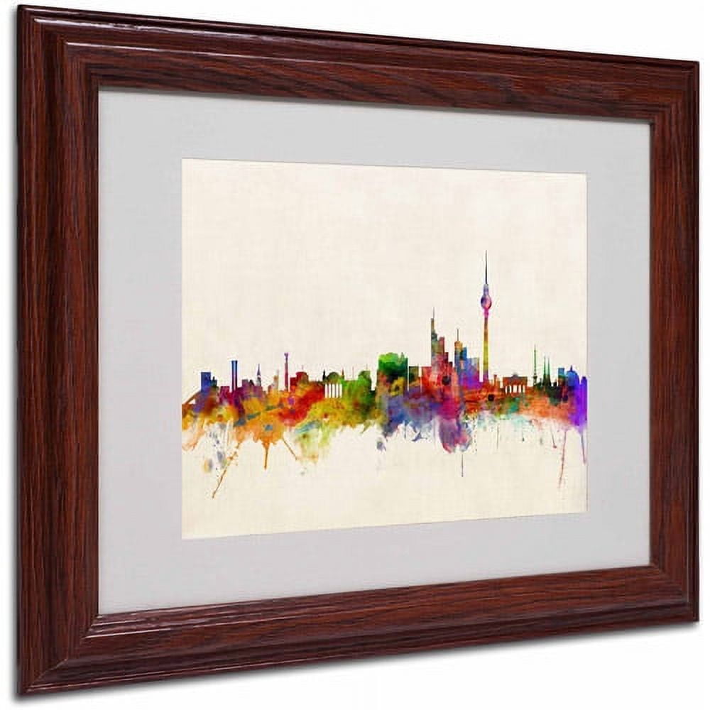 Trademark Fine Art "Berlin, Germany" Canvas Art by Michael Tompsett, Wood Frame