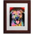 thumbnail image 1 of Trademark Fine Art "Best Dog" Canvas Art by Dean Russo, White Matte, Wood Frame, 1 of 4