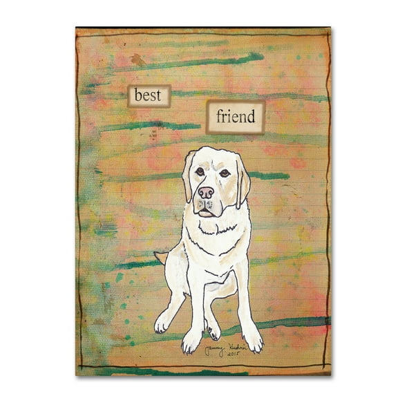 Trademark Fine Art 'Best Friend 2' Canvas Art by Tammy Kushnir