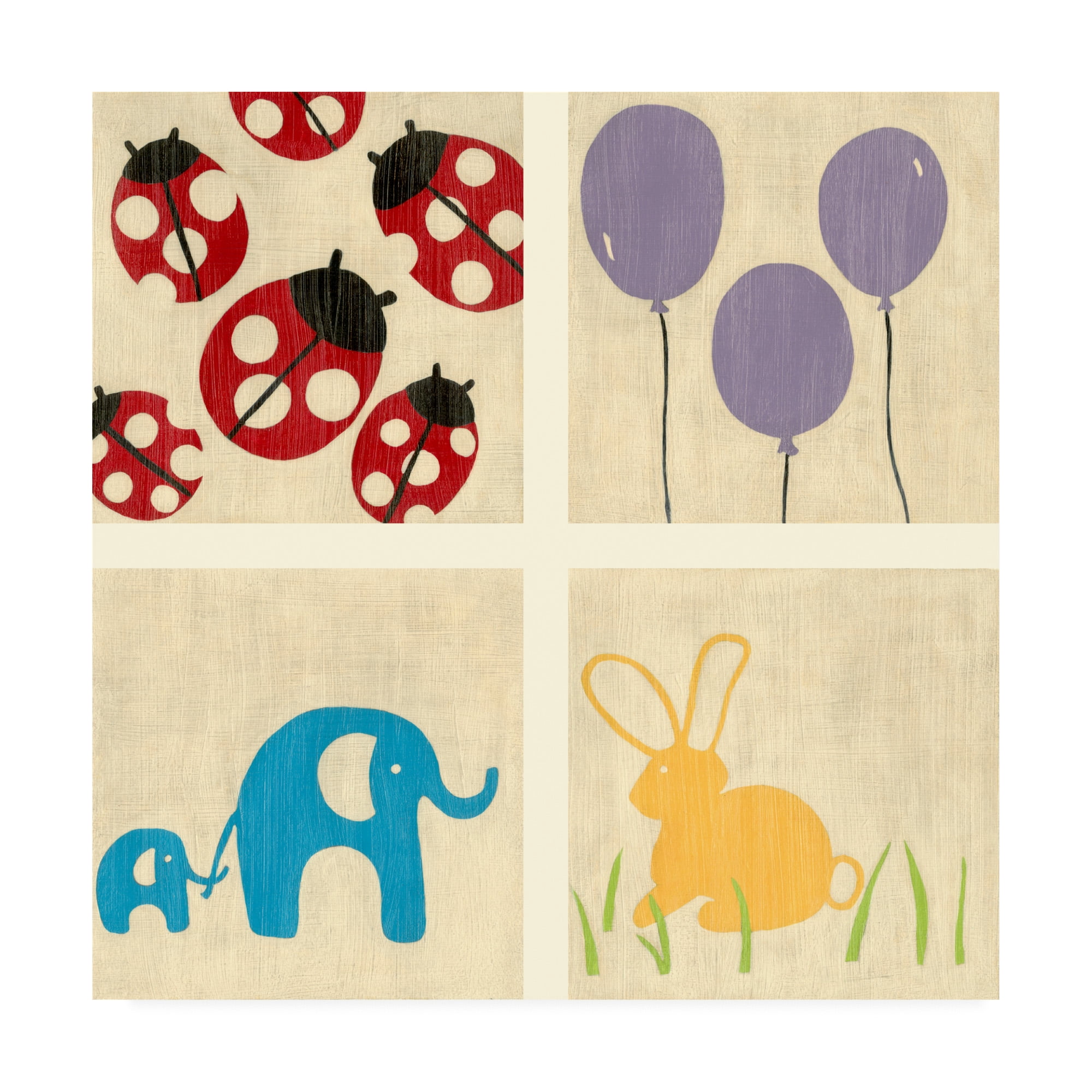 Trademark Fine Art 'Best Friends Forever II' Canvas Art by Chariklia Zarris