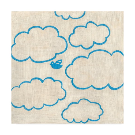 Trademark Fine Art 'Best Friends Sky' Canvas Art by Chariklia Zarris