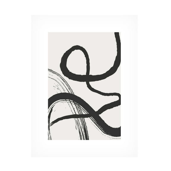 Trademark Fine Art Beth Cai Abstract Brush No2 Canvas Wall Art