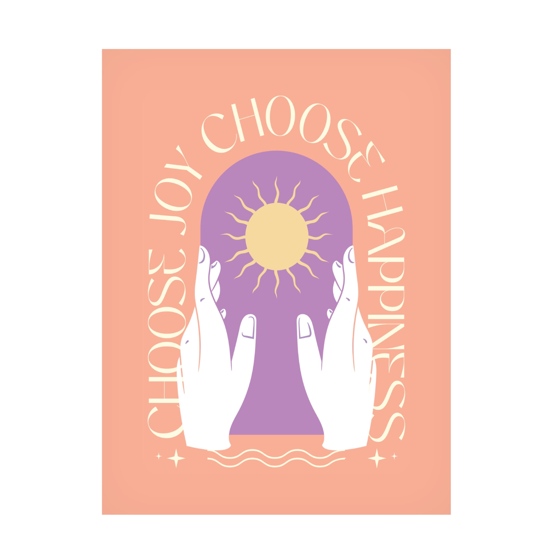 Trademark Fine Art Beth Cai Choose Joy Choose Happiness Canvas Wall Art