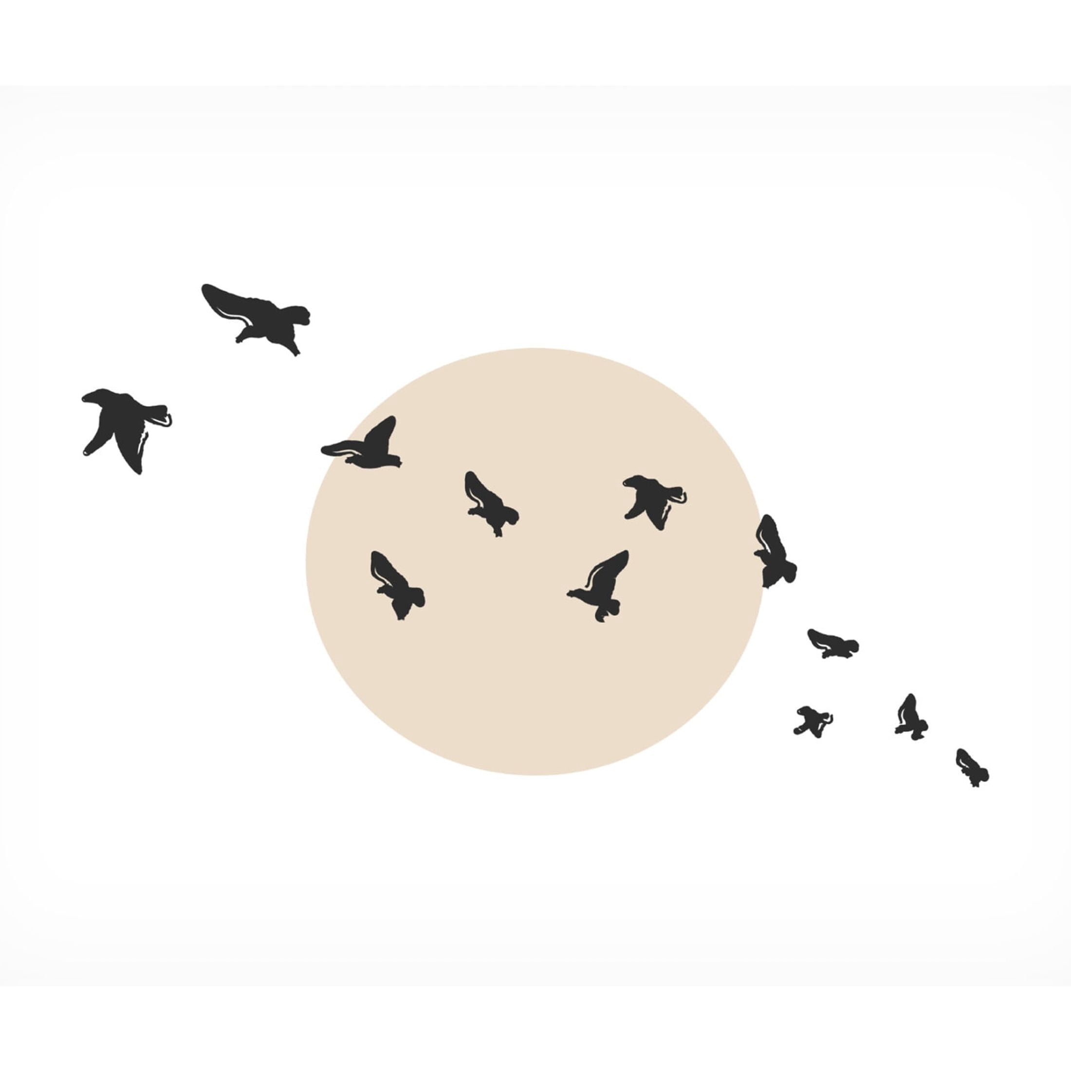 Trademark Fine Art Beth Cai Flock Canvas Wall Art