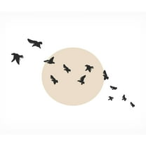 Trademark Fine Art Beth Cai Flock Canvas Wall Art