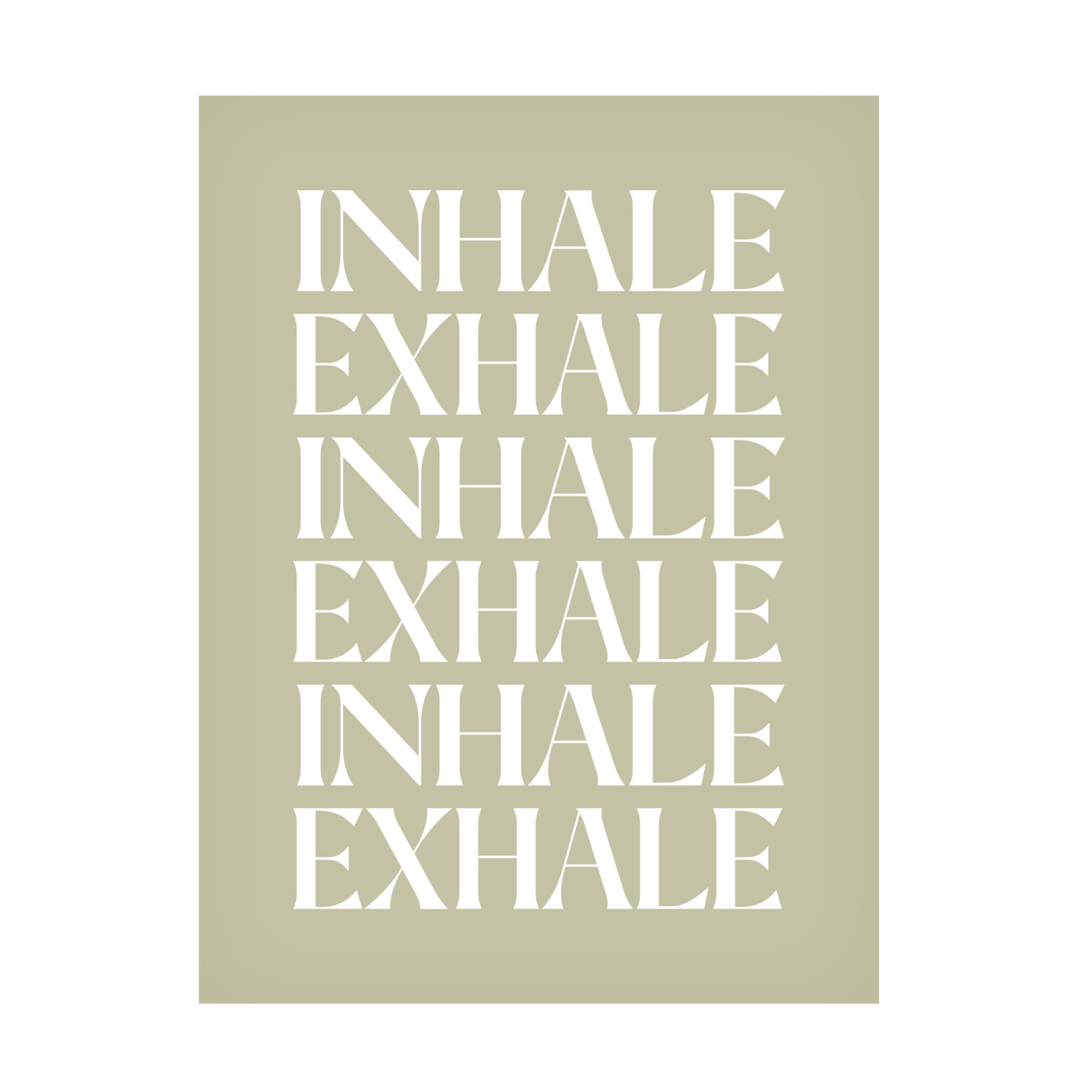 Trademark Fine Art Beth Cai  Inhale Exhale Canvas Wall Art