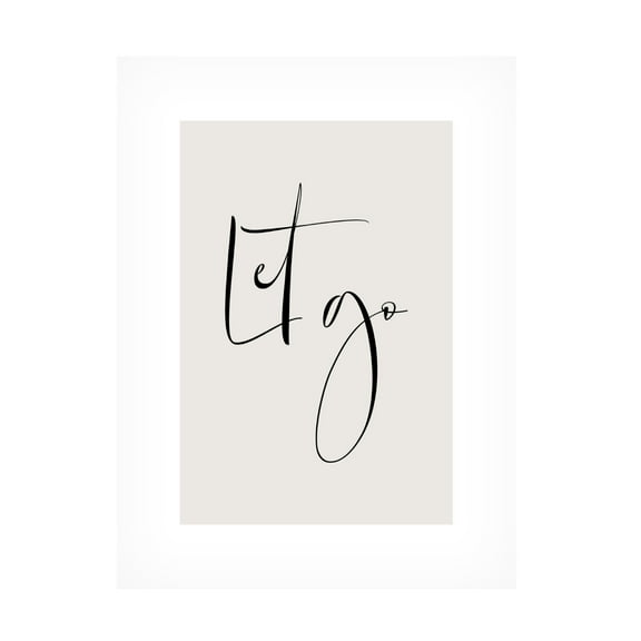 Trademark Fine Art Beth Cai Let Go Canvas Wall Art
