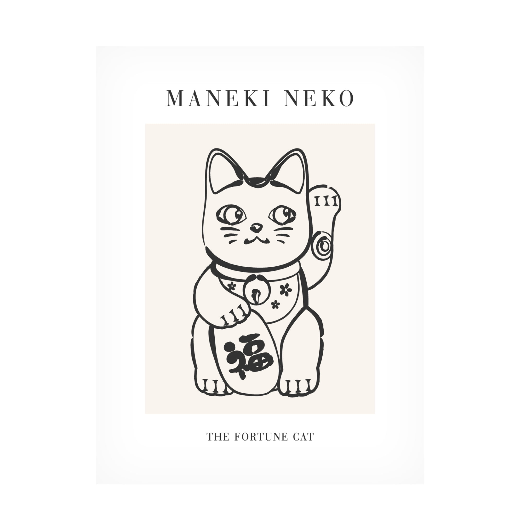 Trademark Fine Art Beth Cai Manekineko No2 Canvas Wall Art