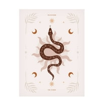Trademark Fine Art Beth Cai Snake Transform Canvas Wall Art