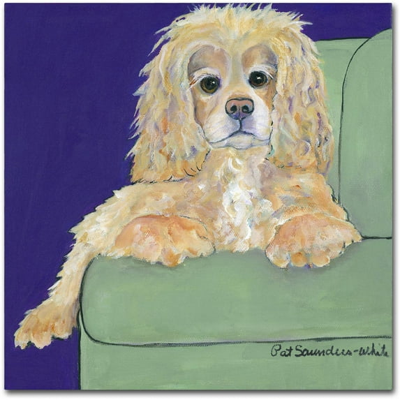 Trademark Fine Art "Betty Boop" Canvas Art by Pat Saunders-White