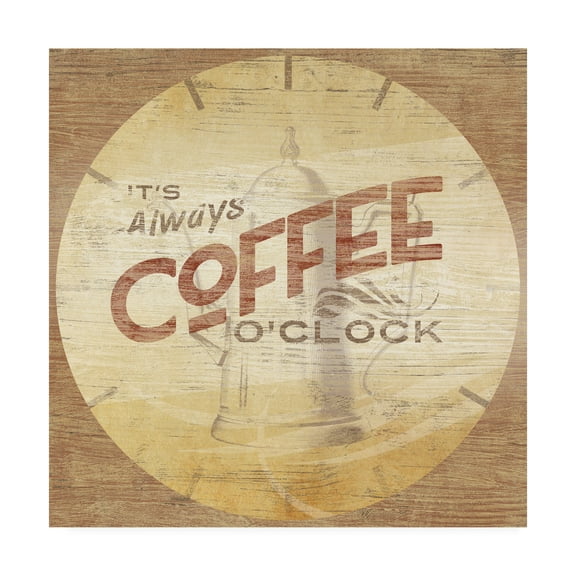 Trademark Fine Art 'Beverage O'Clock I' Canvas Art by June Erica Vess