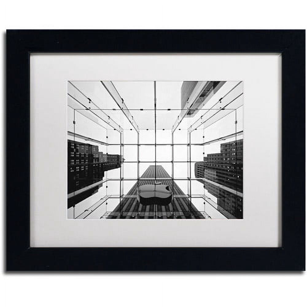 Trademark Fine Art "Big Apple I" Canvas Art by Nina Papiorek, White Matte, Black Frame