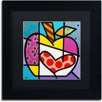 Trademark Fine Art 'Big Apple III' Canvas Art by Roberto Rafael, Black Matte, Black Frame