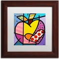thumbnail image 1 of Trademark Fine Art 'Big Apple IV' Canvas Art by Roberto Rafael, White Matte, Wood Frame, 1 of 1