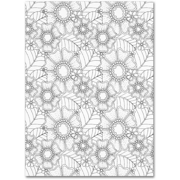 Trademark Fine Art "Big Beautiful Blossoms 12" Canvas Art by Hello Angel