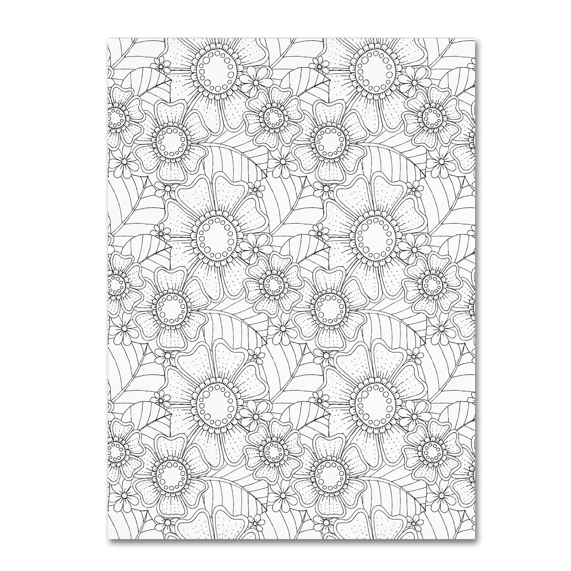 Trademark Fine Art "Big Beautiful Blossoms 12" Canvas Art by Hello Angel
