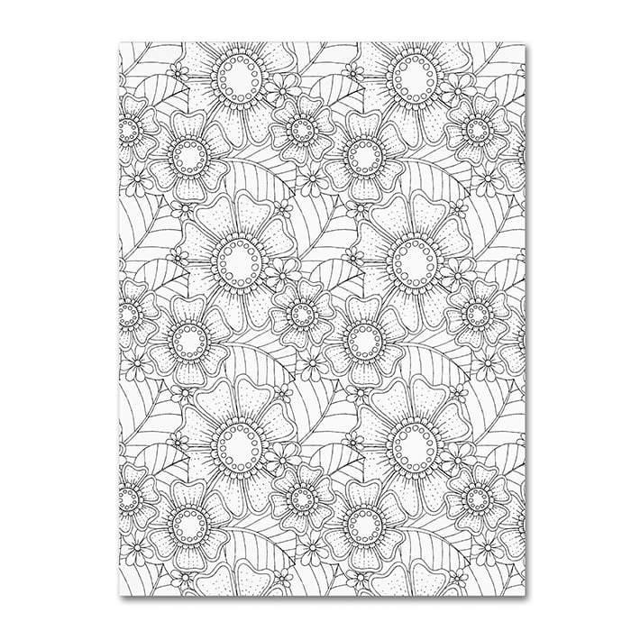 Trademark Fine Art "Big Beautiful Blossoms 12" Canvas Art by Hello Angel