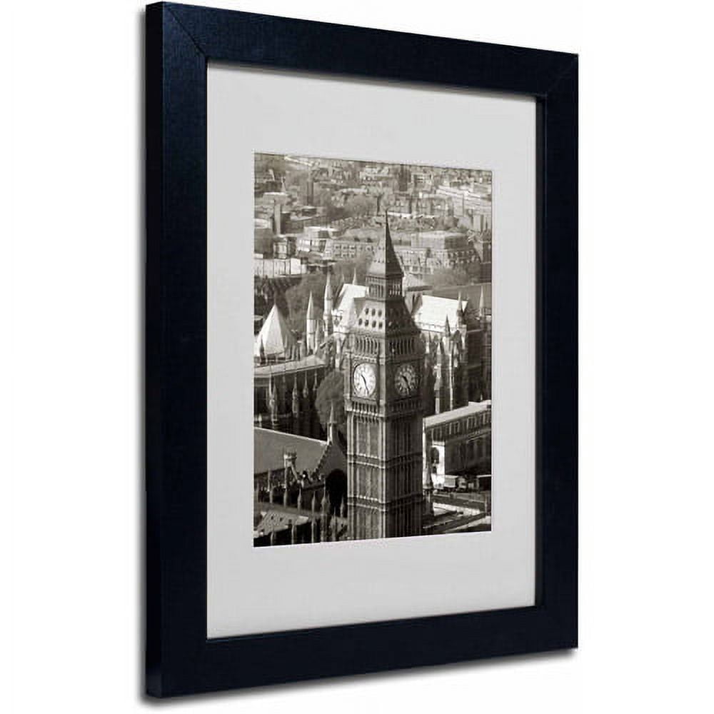 Trademark Fine Art "Big Ben View II" Framed Canvas Art by Chris Bliss