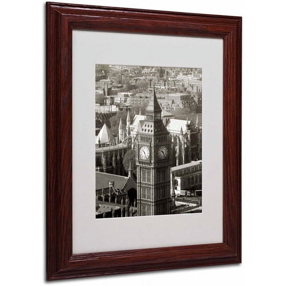 Trademark Fine Art "Big Ben View II" Framed Canvas Art by Chris Bliss